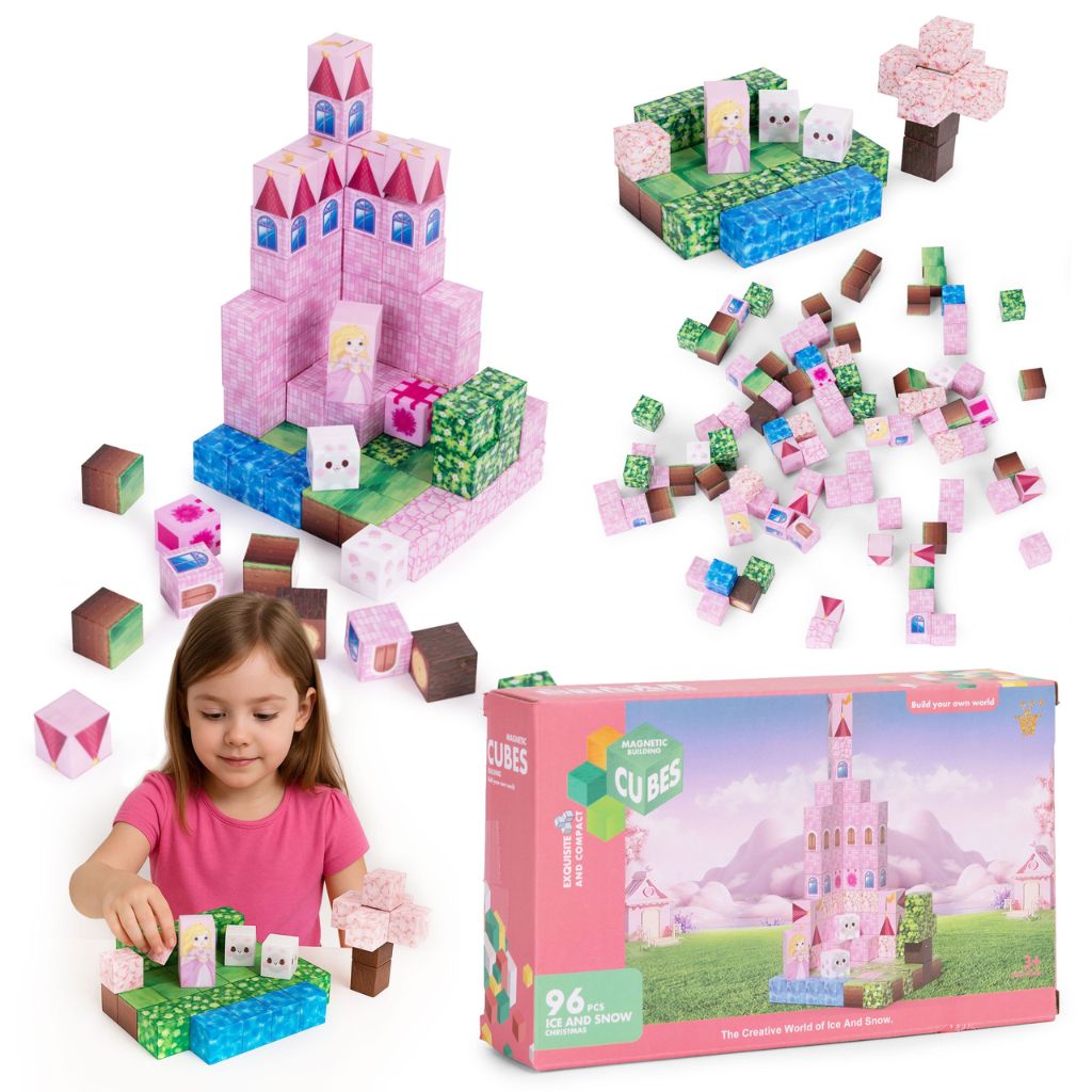 The Enchanted Pink Magnetic Castle