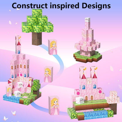 The Enchanted Pink Magnetic Castle