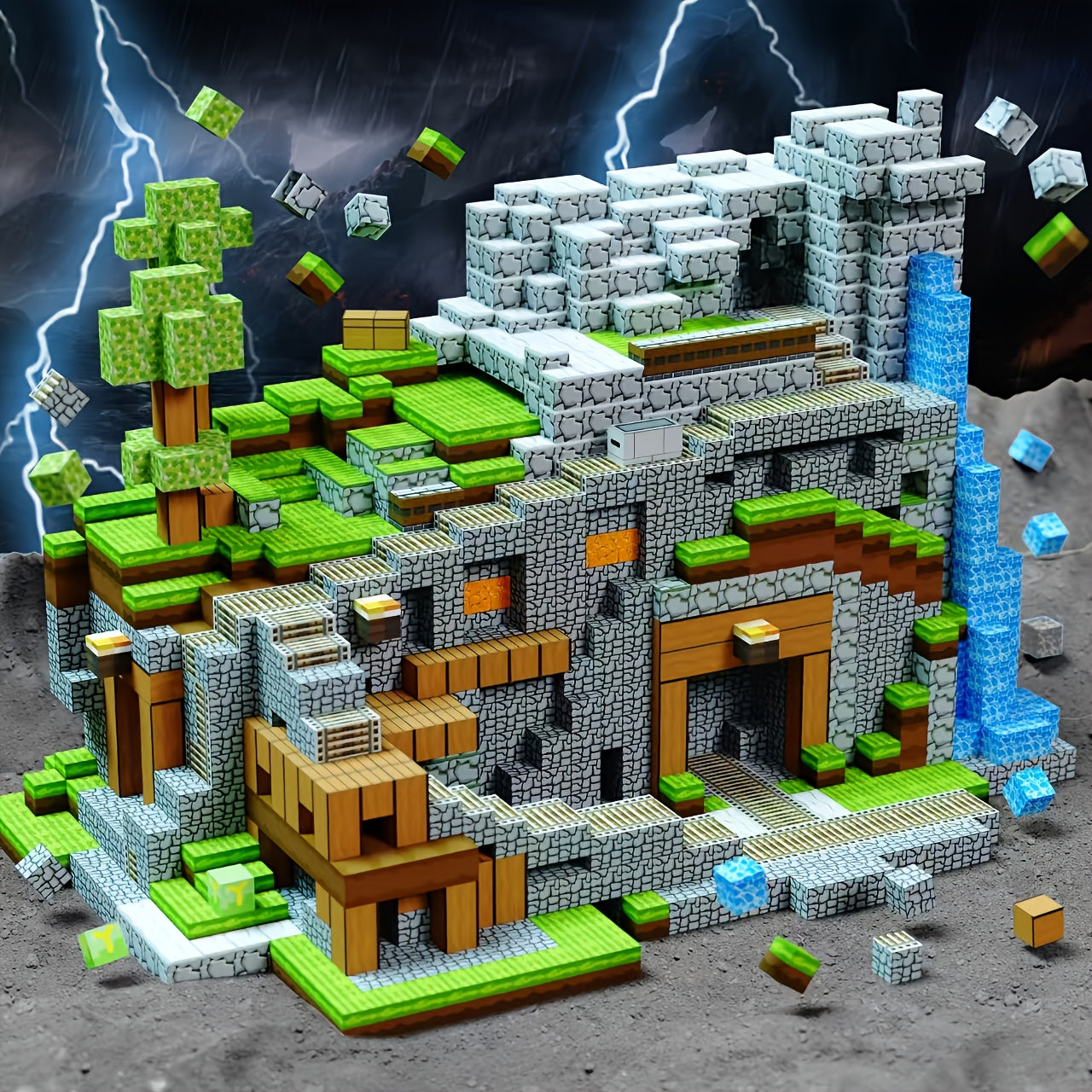 Festive Magnet Building Set – 100pcs