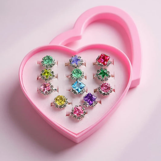 Sparkly Diamond Ring Set