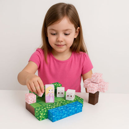 The Enchanted Pink Magnetic Castle